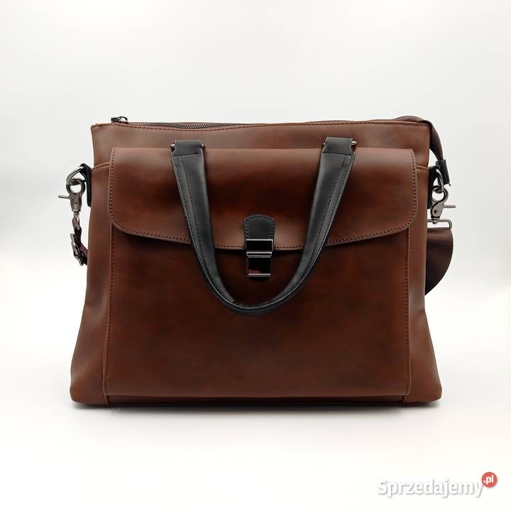 Teczka aktówka torba biznesowa skórzana na ramie sprzedam