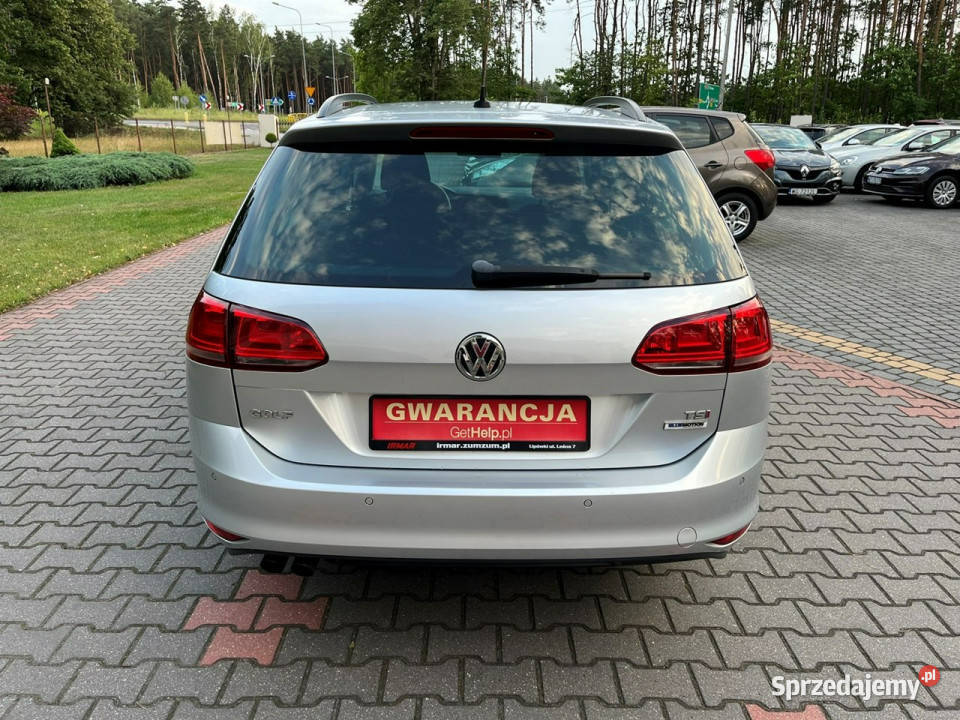 Volkswagen Golf 14 TSI 125 DSG Czujniki srebrny Lipówki
