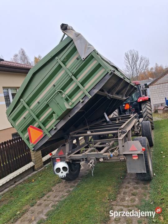 WYWROTKA AUTOSAN D55 3 Strony Przyczepy rolnicze lubelskie Bystrzyca Stara sprzedam