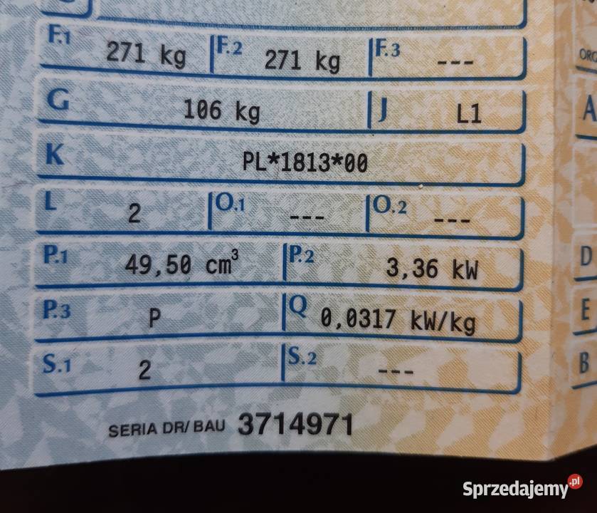 Skuter Kymco super 9 l nieuszkodzony Kymco Warszawa