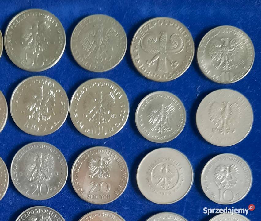 Zestaw VII Monet PRL x37 sztuki Gliwice