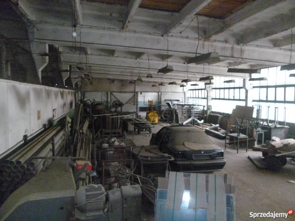 Zakład hale produkcyjnemagazynowe dojazd asfaltowy Szczytna