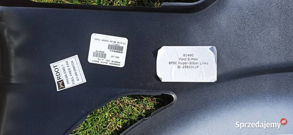 Ford S błotnik lewy przód Niezdrowice