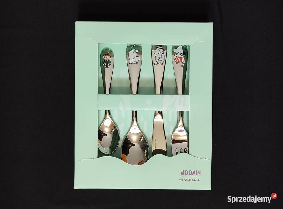 MUMINKI sztućce dzieci Rodzina zestaw 4 el sprzedam