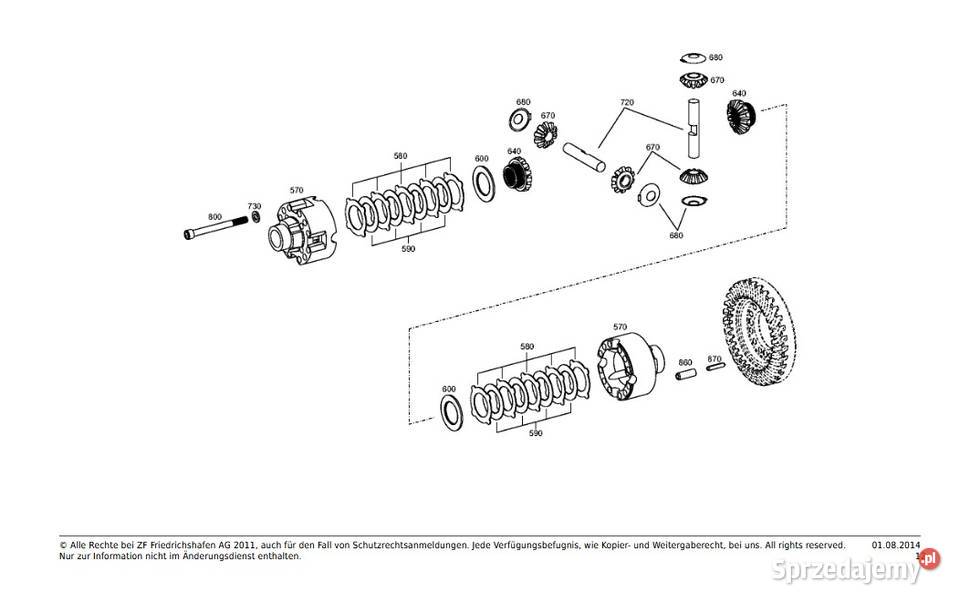 4131203035ZF L101699 AT84713 Z77339 Obudowa Do ciągników Krapkowice