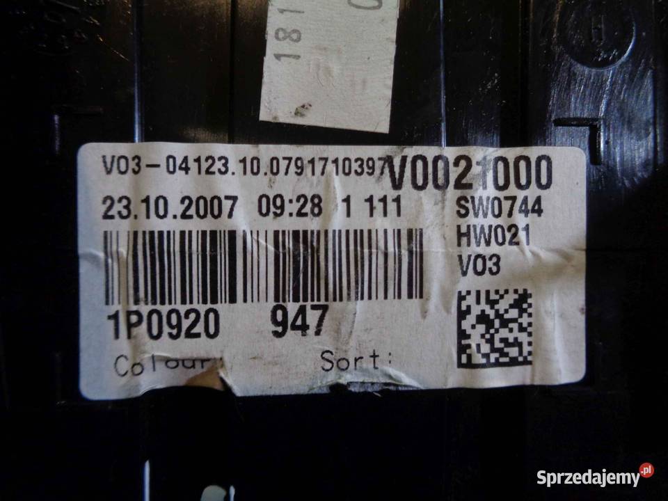 SEAT LEON II 16 B 08 licznik zegary 1P0920947 mazowieckie Suków