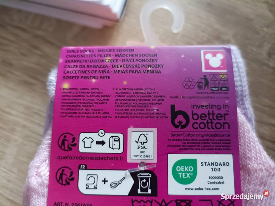 Skarpetki dziewczęce Princess 2pak 2326