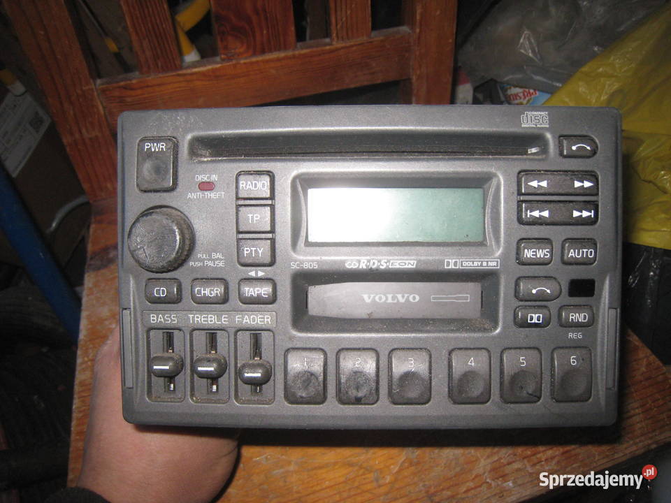 Radio oryginalne 2 DIN volvo s40 v40 850 s70 v70 Fabryczne Kraków