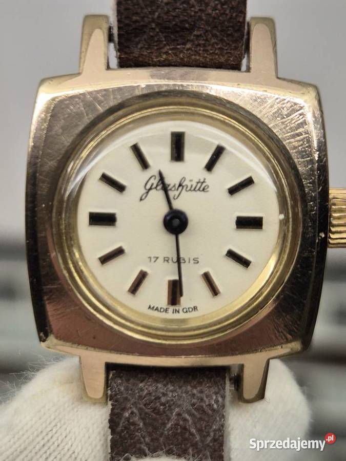 Damski zgarek Glashutte Au DDR śląskie