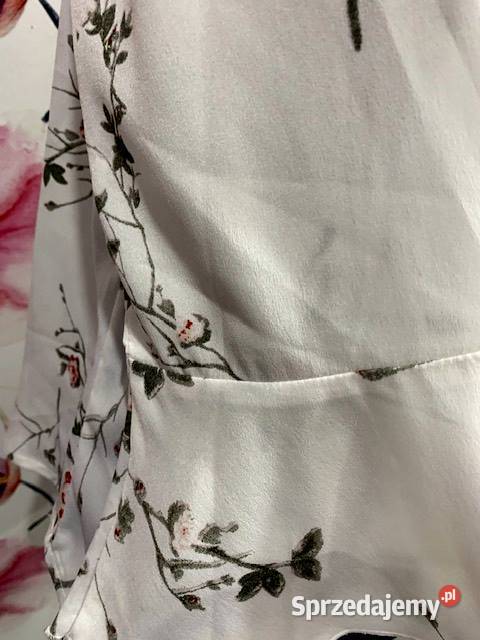 tru collection bluzka modny wzór kwiaty floral Rozmiar 40(L) Choszczno