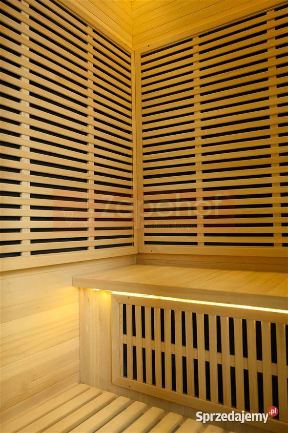 Sauna fińska sucha na podczerwień 1500x1200mm beżowy podlaskie Grabówka