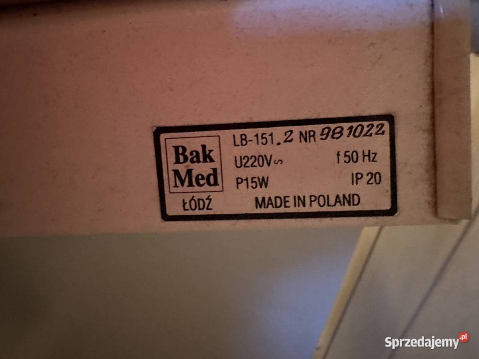 Lampa antybakteryjna UV Kutno