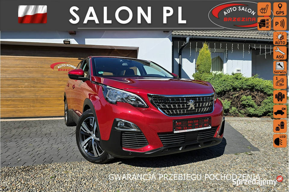 Peugeot 3008 serwis ASO Irej 2020 hak II 2016 kamera cofania Rydułtowy