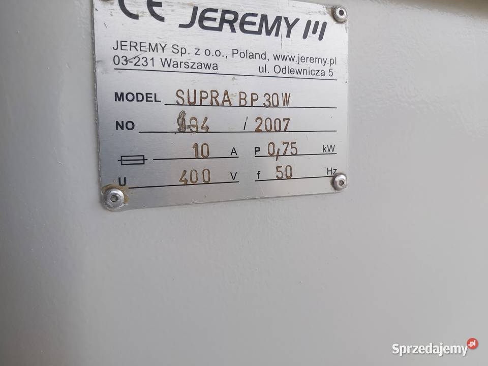 Dzielarka do bułek 120 g firmy JEREMY remoncie Bydgoszcz