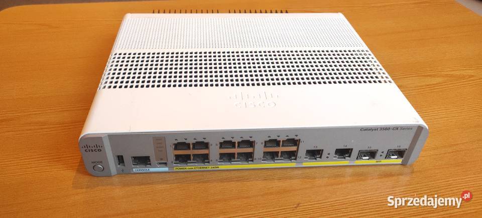 Switch zarządzalny Cisco Catalyst 3560CX12PCS Cisco Terespol