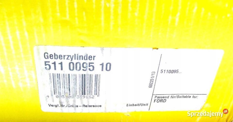 POMPA SPRZĘGŁA PEDALE FORD TRANSIT MK6 2002 2006 Głogów sprzedam