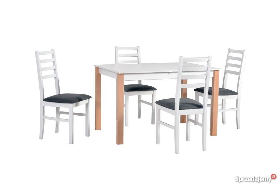 Stół Alba 1 + 4 Krzesła Nilo 8