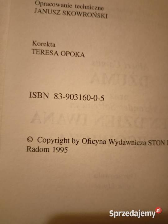 Dżuma Jeden dzień Biblioteka Analiz Literackich Warszawa sprzedam