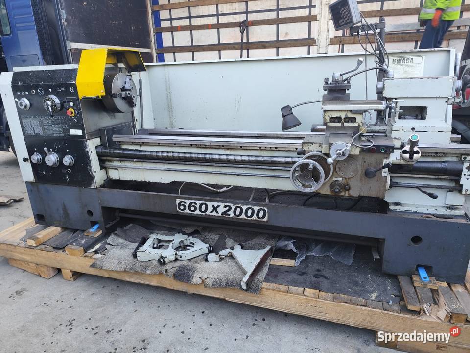 Tokarka do metalu 660x2000 przelot 106 mm małopolskie Maków Podhalański