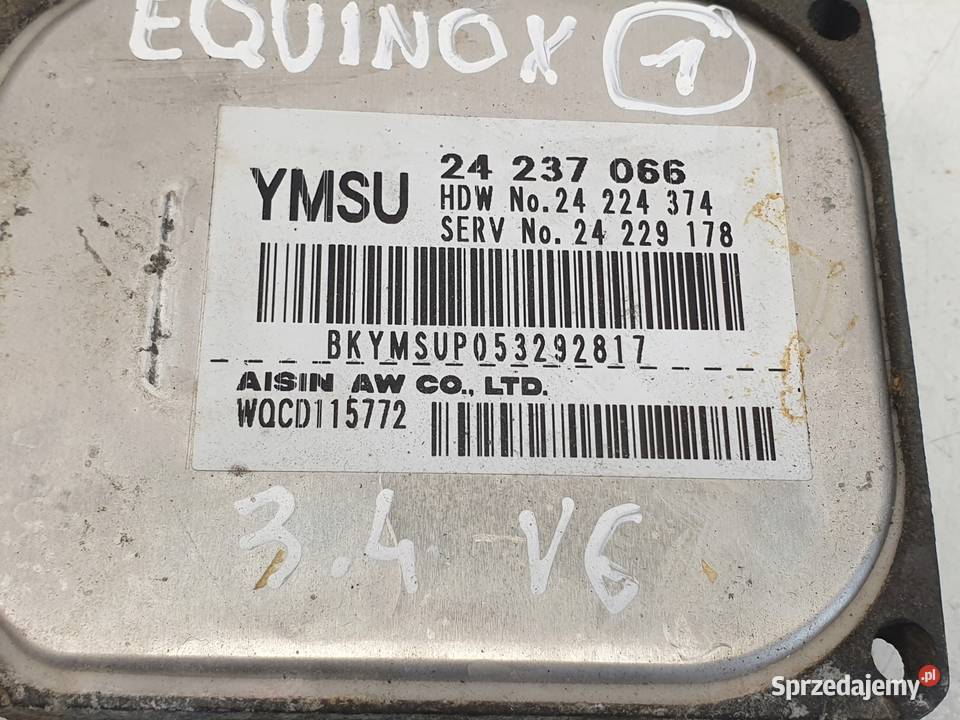 Chevrolet Equinox 34 MODUŁ SKRZYNI BIEGÓW Rudka