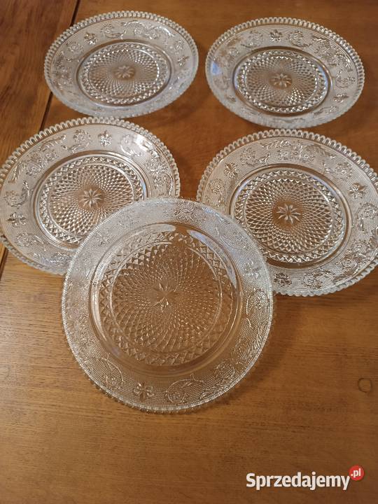 Szklane talerze obiadowe Gorlice