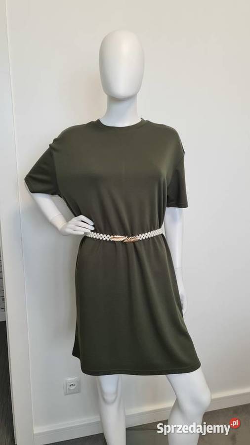 Sukienka w kolorze khaki Rozmiar 38(M) Nowogard sprzedam