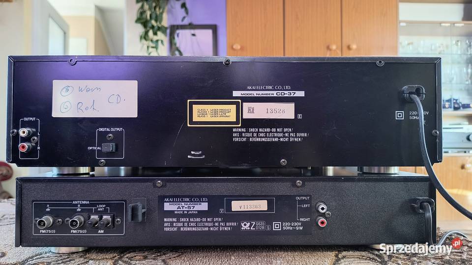 Akai CD37 i Akai AT57 Żabno