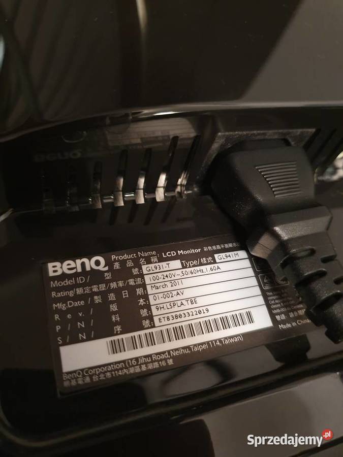 Monitor Benq GL931T 19 stan DVI  Kraków
