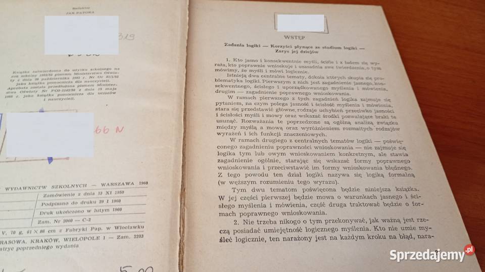 Zarys logiki Kazimierz Ajdukiewicz Podręczniki Gdańsk