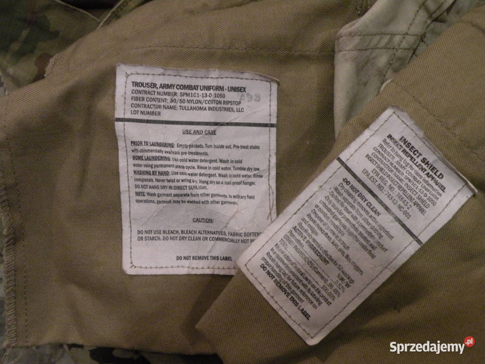Spodnie ACU multicam ocp medium x short Wrocław sprzedam