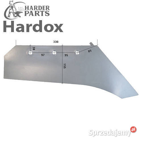 Lemiesz 300ha HARDOX 400514P części do pługa Suwałki