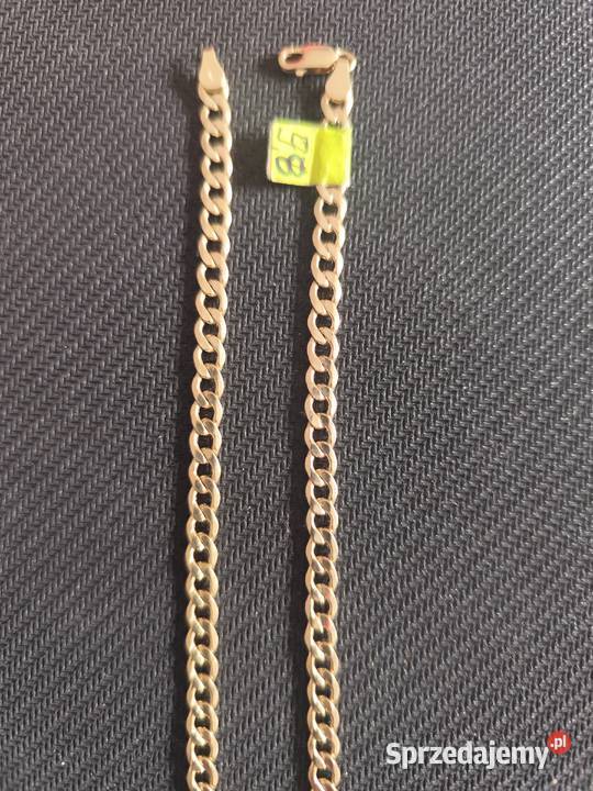 Złoty łańcuszek splot Ankier złoto świętokrzyskie