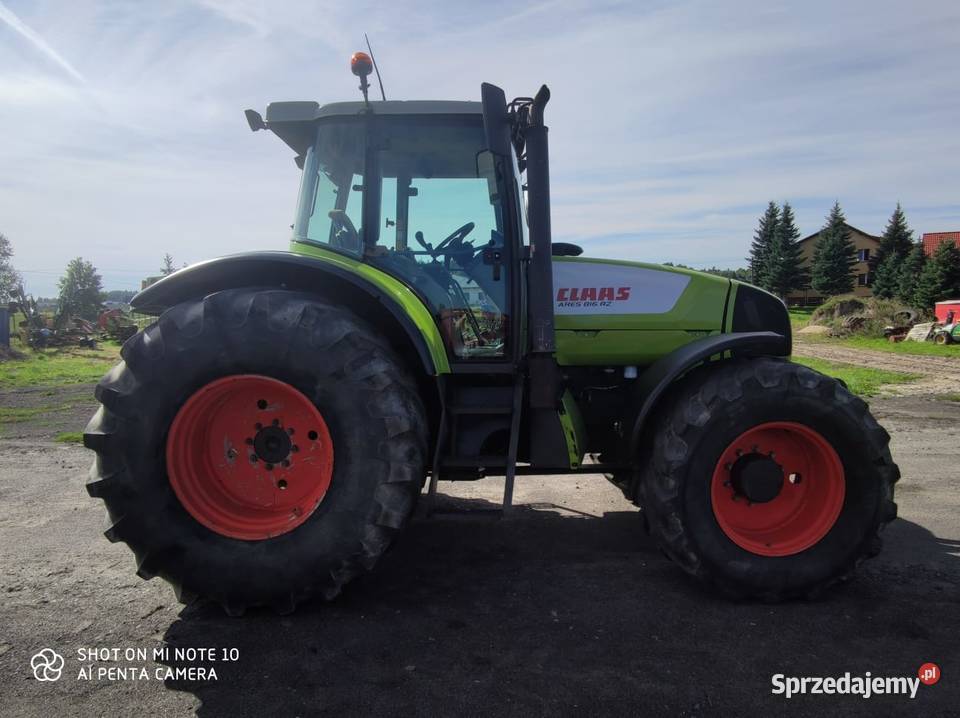 Claas Ares 816 z Tuzemsilnik John Deere moc 165 pomorskie Czersk