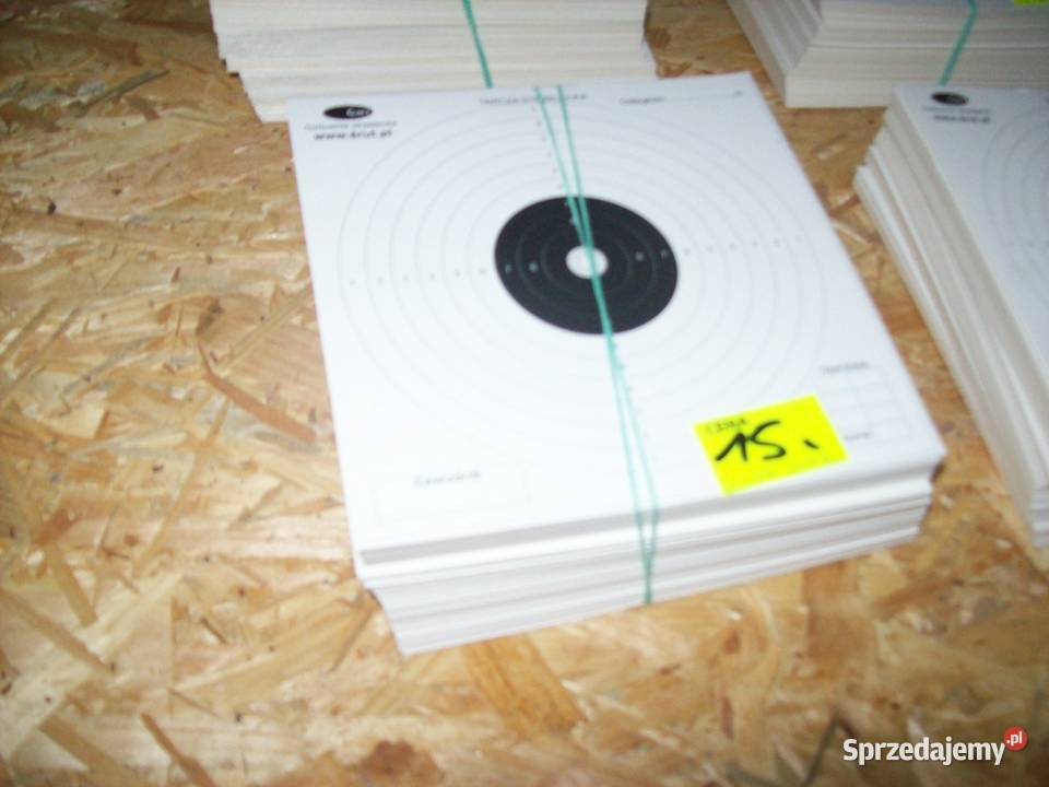 Tarcze strzeleckie sportowe 14x14 100 sztuk Głogowa