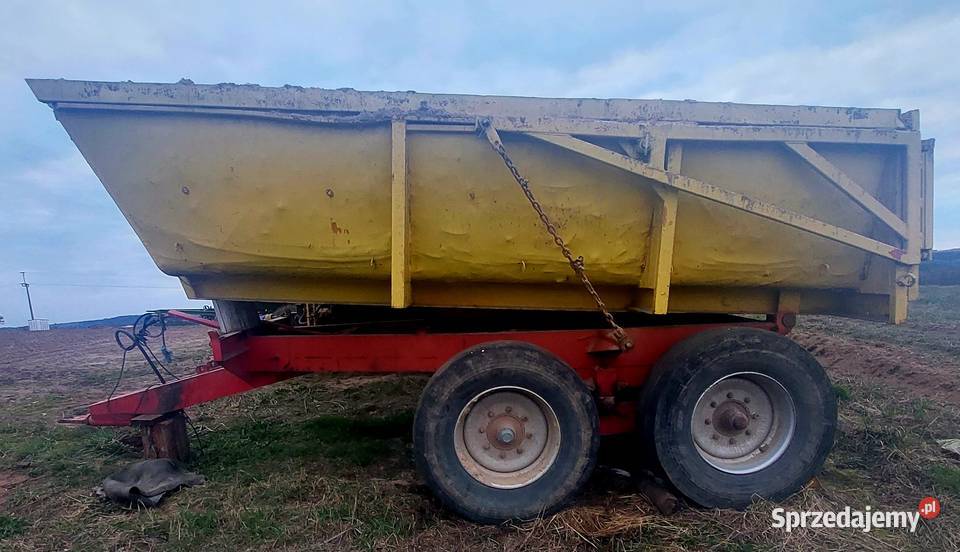 Przyczepa wywrotka mullie 12t tandem budowlana Suwałki