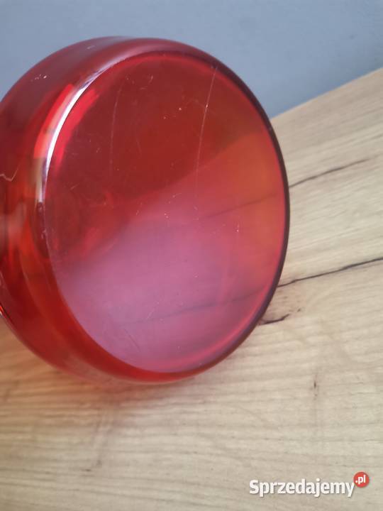 Stary duży wazon szkło Ząbkowice Ludwik