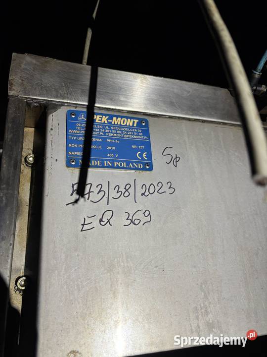 Piekarnik PEKMONT PPO1e 2018 r Sosnowiec sprzedam