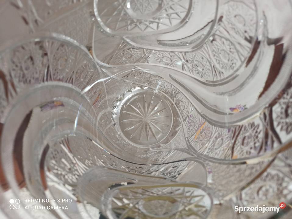 Wazon kryształowy duży Porcelana i szkło Białystok sprzedam