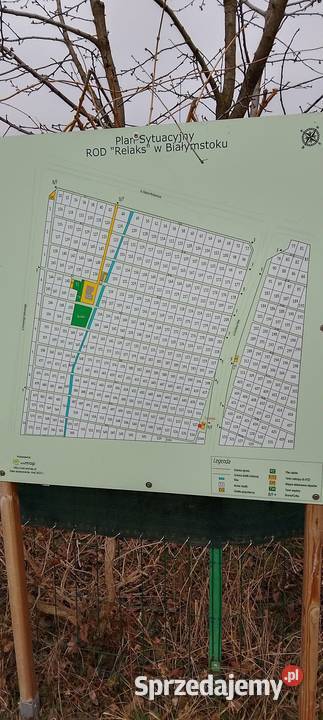 Sprzedam prawo do dzierżawy działki ROD w Relax Białystok