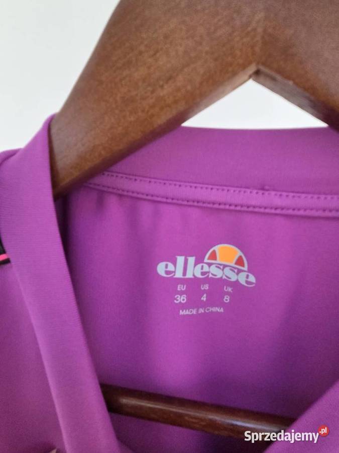 Fioletowy sportowy top crop bluzka Ellese małopolskie Liszki