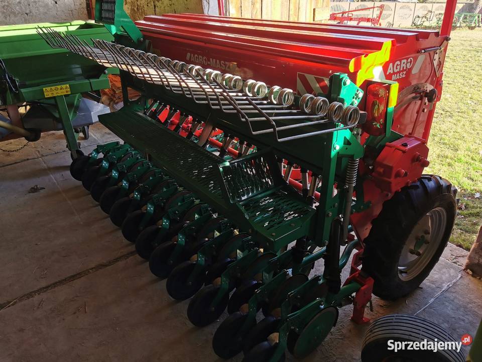 Siewnik Agro maszAgromasz SR270 dwutalerzowy Bełchatów