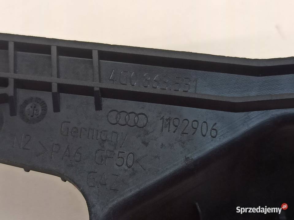 AUDI A7 MOCOWANIE LEWARKA 4G0863531 Akumulatory