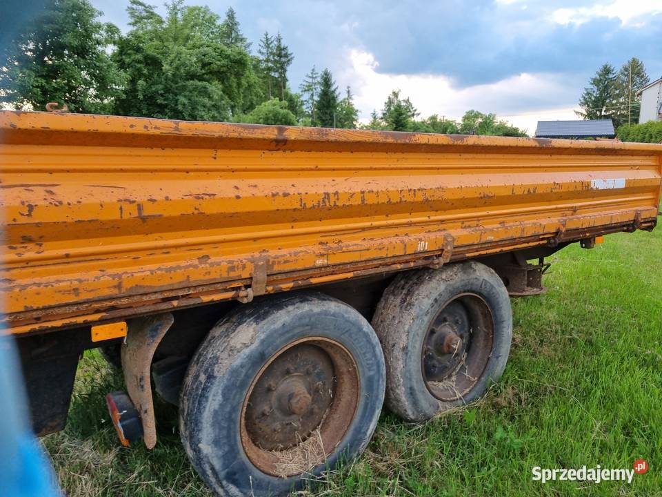 Przyczepa rolnicza Muller z kiprem 3 strony Tarnów