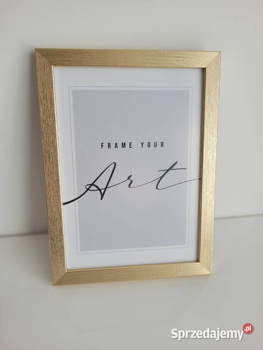 Złota ramka na zdjęcia Liszki