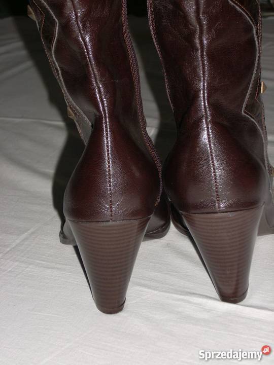 Kozaki Ciepłe Kowbojki 39 40 Nowe Ozdobione Nowy Sącz