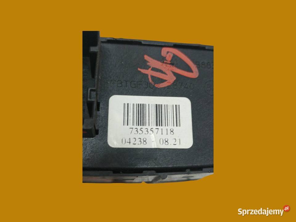PRZEŁĄCZNIK AWARYJNYCH 735357118 Fiat Panda II Motoryzacja sprzedam