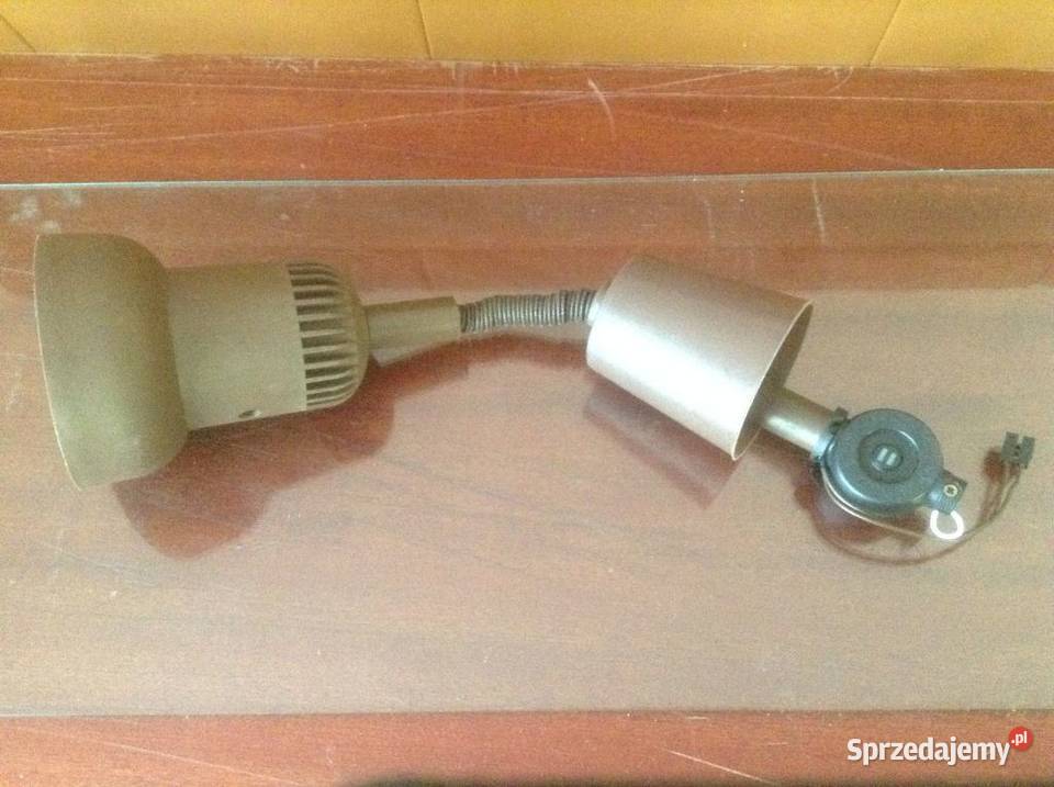 Klosz z regulowaną wysokością zwisu lata PRLu Wyposażenie wnętrz Opole