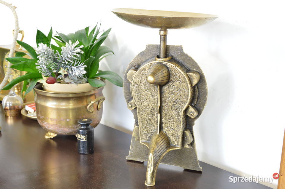 stara WAGA 10 żeliwna sygnowana Jastrzębie-Zdrój