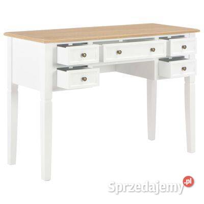 vidaXL Biurko białe 1095x45x775 Biurka mazowieckie Warszawa