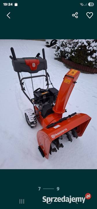Odśnieżarka Husqvarna ST 124 idealny stan Stanica sprzedam